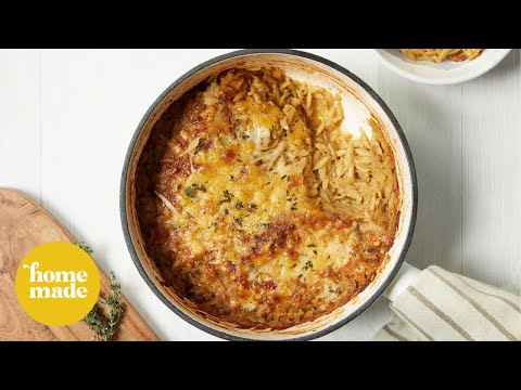 French Onion Orzotto | Comfort Food Recipe