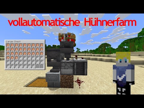 Vollautomatische Hühner-/Chicken-farm in Minecraft
