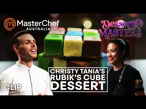 Christy Tania's Rubik's Cube Dessert | MasterChef Australia Dessert Masters | MasterChef World