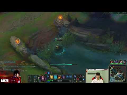 SKT T1 FAKER MID LEBLANC VS IRELIA // STREAM GAMEPLAY PATCH 8.10
