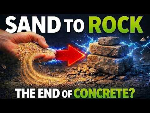 Electricity Turns Sand Into Solid Stone. No Cement Required. Could Concrete Become Obsolete?