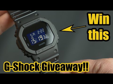WIN A G-SHOCK!! DW-5600 Basic Black giveaway!!