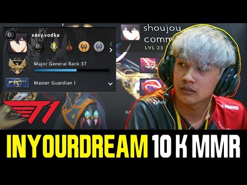 WHEN 10K MMR PLAYER IN DOTA PLAYING CSGO!!! INYOURDREAM Master Guardian 1???