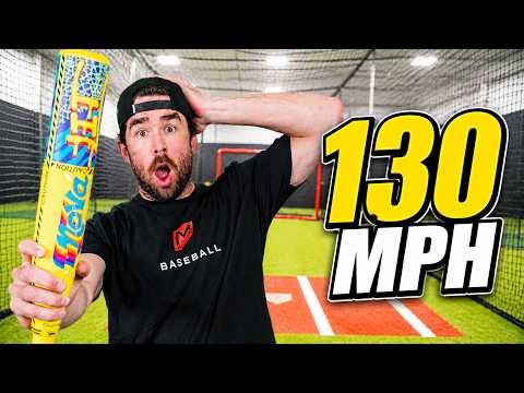 we tried to hit a baseball 130MPH