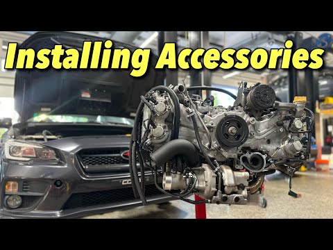 Installing Accessories FA20 (Turbo, Oil Pan, Mounts, Sensors, etc) 2015-2021 WRX
