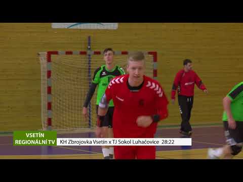 VSETÍN: KH Zbrojovka Vsetín zdolala Sokol Luhačovice 28:22