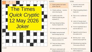 The Times Quick Cryptic 3299