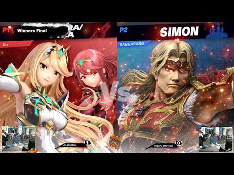 Grind City - Jin (Pyra/Mythra) vs. YoseFu (Simon) - Smash Ultimate Winners Finals