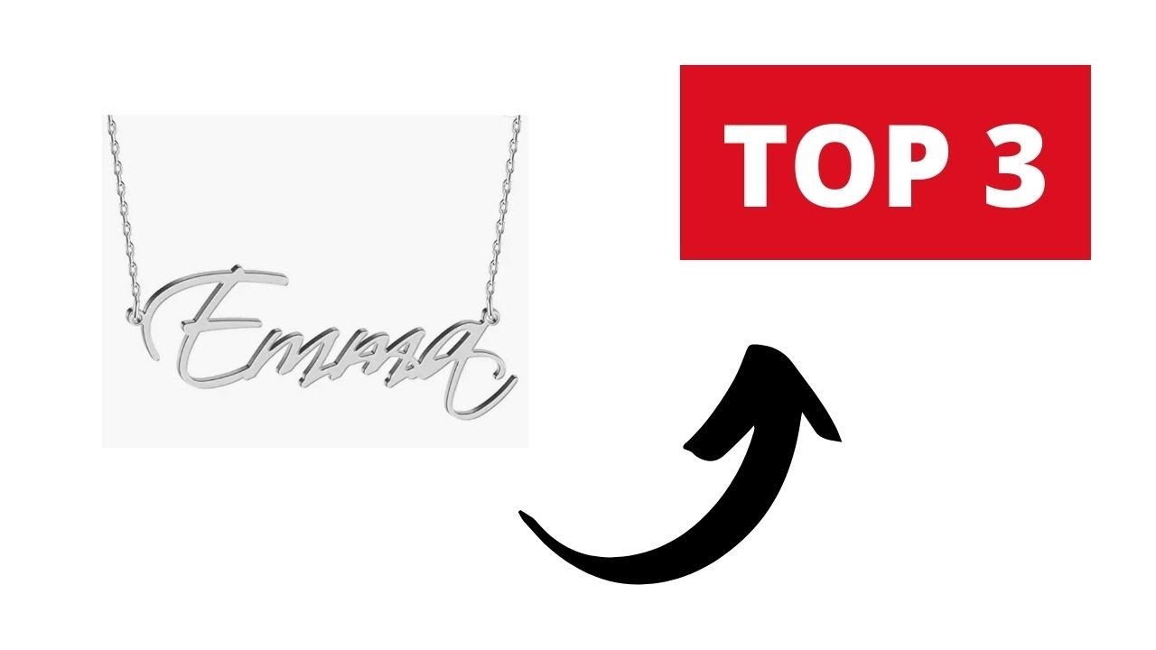 TOP 3 Meilleur Collier Prénom 2022
