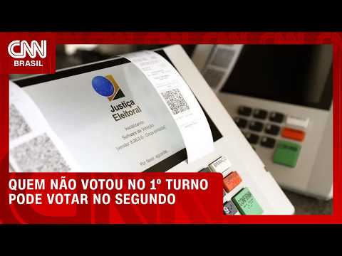 Eleitor que não votou no primeiro turno pode votar no segundo? Entenda | BASTIDORES CNN
