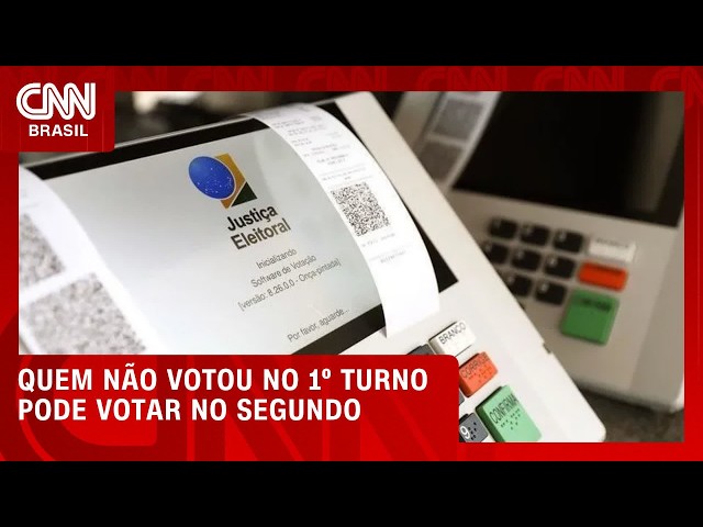 Eleitor que não votou no primeiro turno pode votar no segundo? Entenda | BASTIDORES CNN