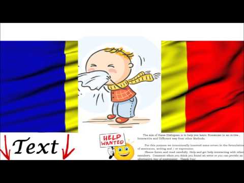 Practice Romanian Conversation - State of health = Starea de sanatate - Talk about how yeu feel