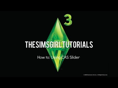 comment installer sliders sims 3