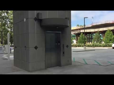 Modded 1988 DOVER Impulse Oildraulic Underground Parking Elevator @ Regents Park, La Jolla, CA