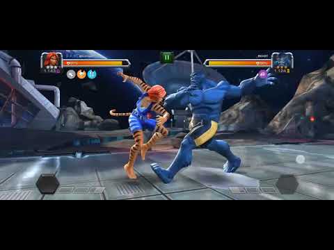Marvel Contest of Champions | TIGRA VS BEAST | Full fight!!!!!!!..........