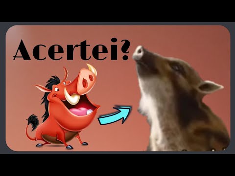 Pumba Filhote em O Rei Leão?