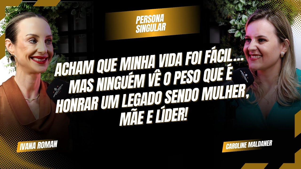 Ninguém vê o peso que é honrar um legado sendo mulher, mãe e líder!   Caroline Maldaner