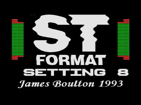 ATARI ST FORMAT DEMO By James Boulton In DISK BSW Demo Compact Disk 77 Blue Software DCD 077