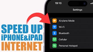 How to SPEED UP WiFi & Cellular Data on Any iPhone & iPad !