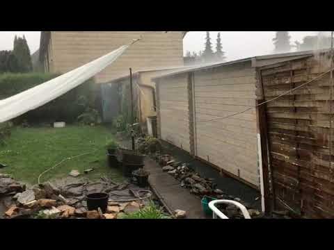 Neue Bilder vom Unwetter mit Starkregen und Überflutungen in Marktredwitz