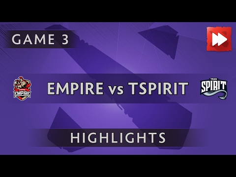 Team Empire vs Team. Spirit [Game 3] Dota 2 Asia Championships 2017 - Dota Highlights
