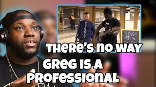 Download lagu 'I swear I'm not a professional singer' (Greg sings 'Creep') | Reaction mp3