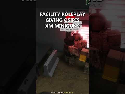 Roblox Giving Random People Miniguns in [CL] Facility Roleplay