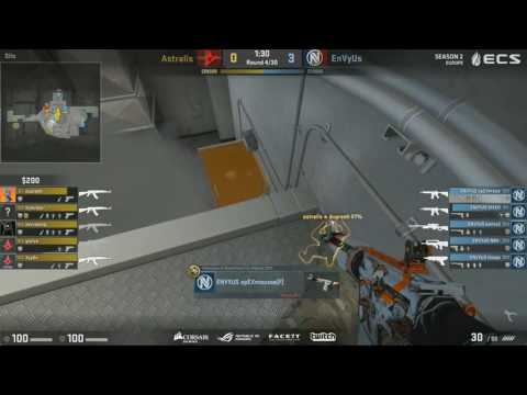 Astralis vs EnVyUs | SIXER ninja defuse! [ECS Season 2 Europe]