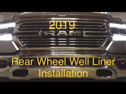 2019 Ram 1500 - Rear Wheel Well Liner Installation