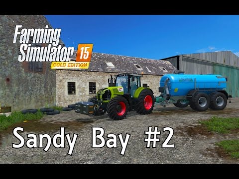 Let's Play Farming Simulator 15 | Sandy Bay Gold Edition Ep. 2 | Water and Baling