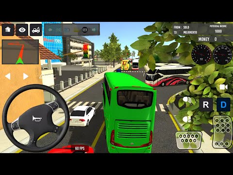 Bus Simulator Indonesia Euro Coach bus driving | 2024 Indonesia Bus simulator - Android gameplay