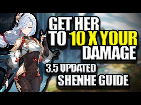 This is the best Shenhe Build ?- Complete Shenhe Guide  - Best Artifacts, Teamcomps Weapons etc!
