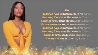 Megan Thee Stallion - Cocky Af ( Lyrics )