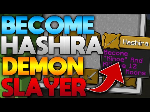 ROCKLE GAMING - How To Become Hashira In Demon Slayer Minecraft Mod 1.16.5 (2022)