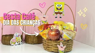 CESTA CAFÉ DA MANHÃ INFANTIL 🍎🍭