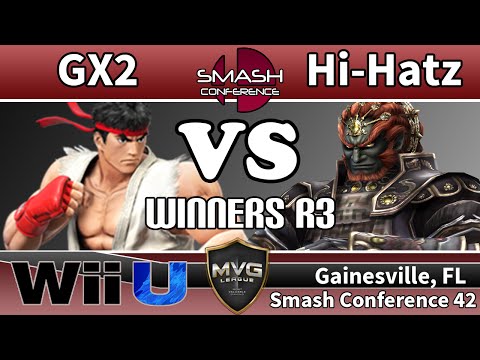 GX2 (Ryu) vs. Hi-Hatz (Ganondorf) - SSB4 Winners R3 - Smash Conference 42