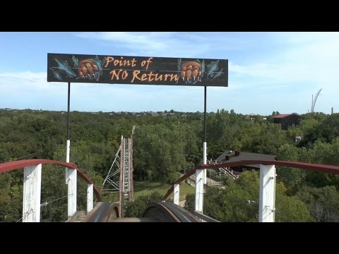 On-ride point of view of Wildcat