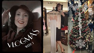 Vlogmas Week 1 20204: Decorating For Christmas And Antique Shopping | Carolina Pinglo