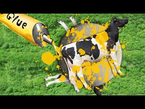 STICKY COWS AND EDIBLE EARS!? - Rock of Ages 2 - Part 2 (Funny Gameplay)