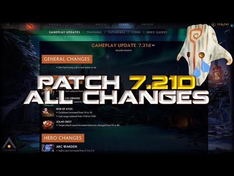 New Dota 2 Patch 7.21d Changes, Buffs, Nerfs and Meta