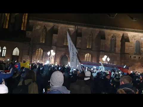 Lichtermeer in Nürnberg   Söder muss weg   Eilversammlung gegen #PolizeiGewalt   09 01 2021