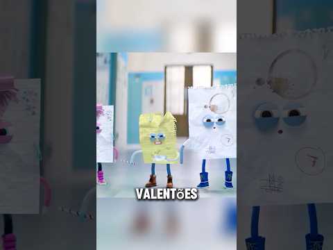 📄😨 O Papel Foi Salvo Pela Tesoura No Primeiro Dia de Aula! ✂️❤️