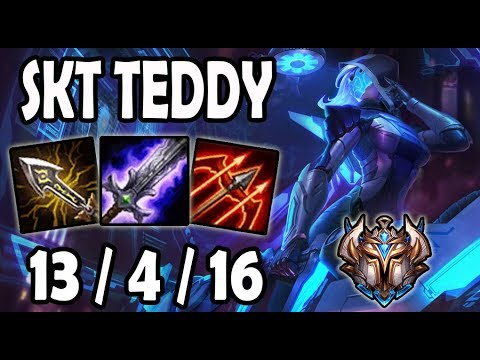 SKT Teddy ASHE vs KAISA [ ADC ] Lol Challenger Korea