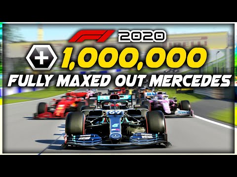 MAXED OUT MERCEDES IN F1 2020 CAREER MODE IS A BEAST! | F1 2020 Game Experiment