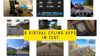 8 Virtual Cycling Apps im Test (Rouvy, Kinomap, Fulgaz, Bkool, RGT Cycling, Sufferfest, Trainerroad)
