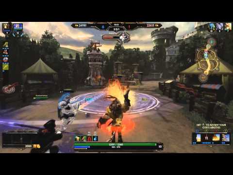 Smite - Xbox One Alpha: Joust Gameplay w/ Anhur/Ares/Poseidon Game 2