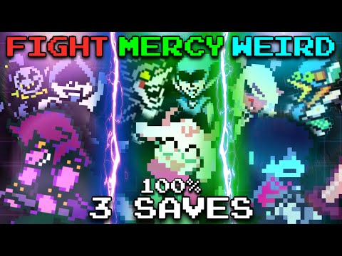 Doing EVERYTHING in Deltarune Chapters 1 & 2! (3 Saves, 100% Walkthrough/Guide)