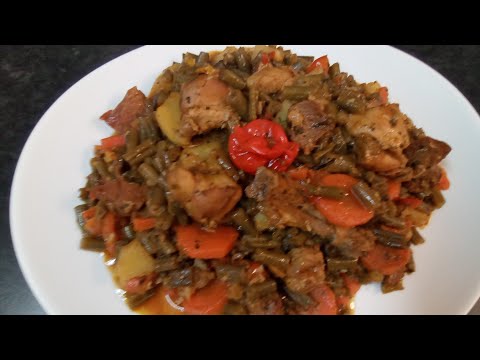 STEW BORA\LONG BEANS & CHICKEN \SMOKED TURKEY 🇬🇧🇬🇾🙏♥️