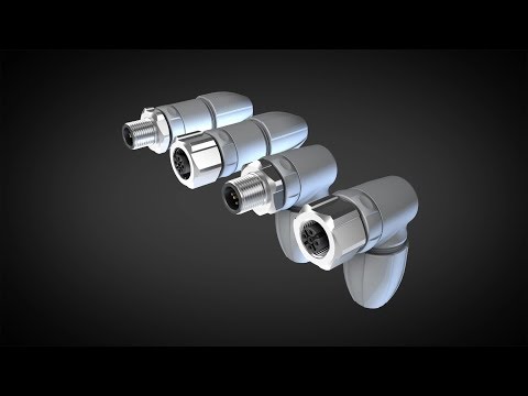 Innovative konfektionierbare Steckverbinder ecolink- M12