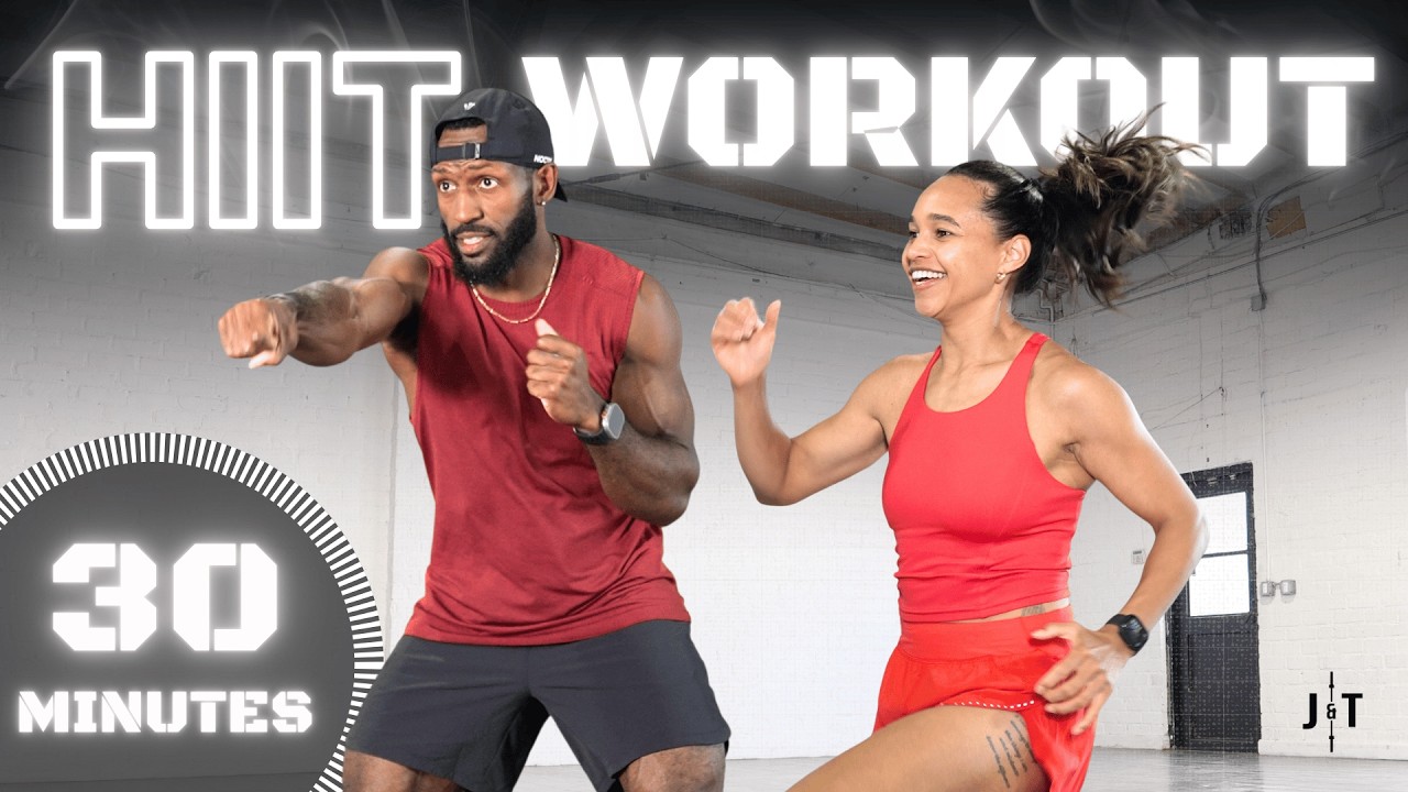 30 Minute Full Body HIIT / Cardio / Plyometric Workout [All Standing]